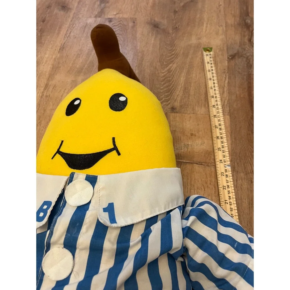 Vintage RARE Bananas in Pajamas B1 Plush 2.5 ft Tall Large Stuffed‎ Toy Strip